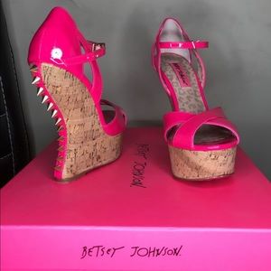 Betsey Johnson size 5.5 wedges.